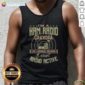 Alt Text: Official 'I'm A Ham Radio Grandpa' tank top, perfect for active grandpas who love ham radio hobbies.