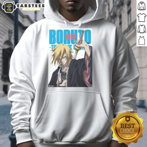 Alt Text: Stylish Nice Boruto Part 2 Two Blue Vortex 2026 Hoodie featuring vibrant graphics for anime fans.