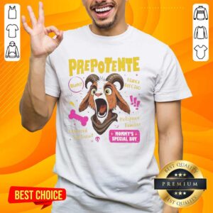 Nice Prepotente Mommy's Special Boy T-Shirt featuring a playful design for kids, perfect for casual wear.