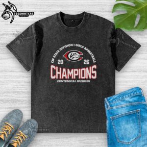 Premium 2026 CIF State Division I Girls Basketball Champions washed t-shirt showcasing team pride and victory.