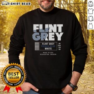 Pretty Flint Grey French Blue White Label Sweatshirt featuring a stylish design and comfortable fit for casual wear.