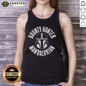 Awesome The Mandalorian Bounty Hunter Tank Top featuring iconic Mandalorian design for fans of the series.