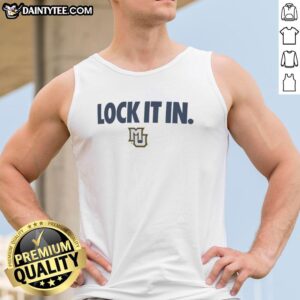 Awesome Marquette Golden Eagles 2026 Lock It In Tank Top featuring vibrant team colors and stylish design.