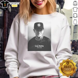 Original Lou Holtz 1937-2026 sweatshirt featuring classic design, honoring the legendary football coach's legacy.
