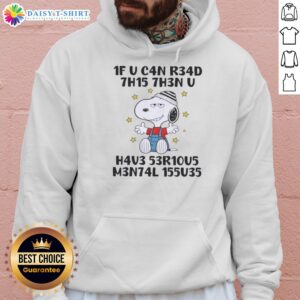 Good Snoopy hoodie featuring playful graphic design, perfect for fans of Peanuts and cozy, stylish apparel.