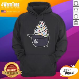 Stylish New York Yankees ice cream hoodie featuring team logo and vibrant colors, perfect for fans and fashion lovers.