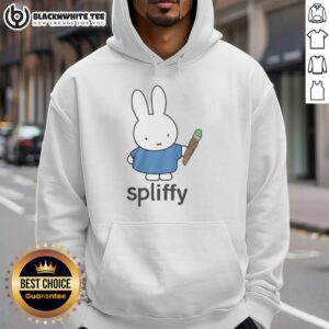 Awesome Spliffy Bunny Graphic Hoodie featuring a colorful bunny design on a cozy fabric, perfect for casual wear.