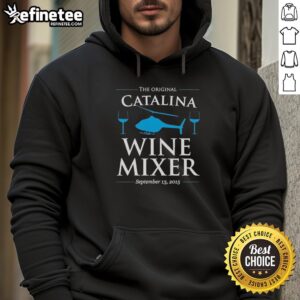 Official Catalina Wine Mixer 2015 hoodie featuring vibrant colors and stylish design for wine festival enthusiasts.