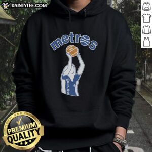 Stylish Hot Washington Metros hoodie displayed on a hanger, perfect for fans supporting their favorite team.