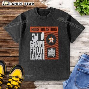 Top Houston Astros Grapefruit League Spring Training 2026 washed t-shirt in vibrant colors, perfect for fans.