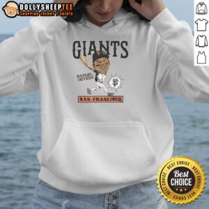 Alt Text: Stylish San Francisco Giants hoodie featuring Rafael Devers, perfect for fans and trendy sportswear enthusiasts.