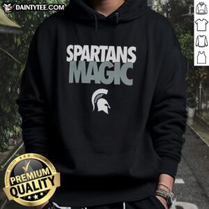 Cozy Good Spartans Magic Michigan State Spartans hoodie showcasing team spirit and comfort for fans.