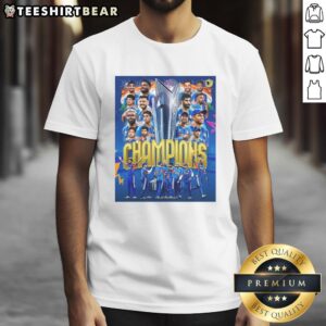 Good Indian Cricket Congratulations ICC Men's T20 World Cup 2026 Graphic T-Shirt design featuring vibrant colors and cricket themes.