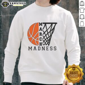 Stylish Nice March Madness basketball sweatshirt in vibrant colors, perfect for game day and sports enthusiasts.