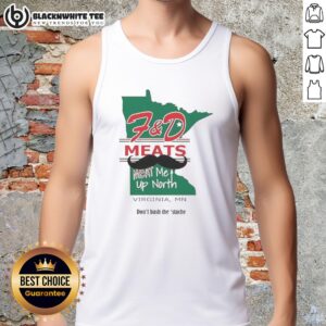 Awesome FD Meats tank top featuring vibrant design, perfect for meat lovers in North Virginia, MN.
