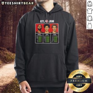 Original Atlanta Hawks Nickeil Jalen and Dyson ATL Jam Hoodie featuring vibrant team colors and stylish design.