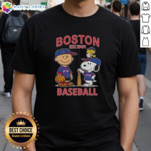 Alt Text: Pretty Charlie Brown and Snoopy X Boston Red Sox basketball t-shirt, established 1901, perfect for fans and collectors.