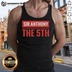 Alt Text: Awesome Sir Anthony The 5th Stacked Block Tank Top showcasing vibrant colors and stylish design for summer wear.