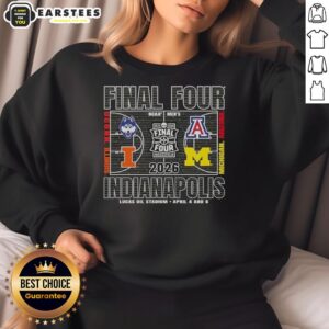 Good 2026 NCAA Final Four Indianapolis Lucas Oil Stadium sweatshirt, perfect for fans attending the games on April 4 and 6.