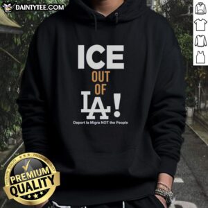 Los Angeles Dodgers Ice Out of La hoodie featuring bold team logo and stylish design, perfect for fans and streetwear.