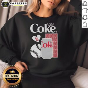 Stylish Good Cardinals Diet Coke night sweatshirt featuring the team's logo in vibrant colors, perfect for fans.