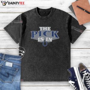 Awesome Indianapolis Colts pick is in washed t-shirt featuring the team's logo and vibrant colors for fans.