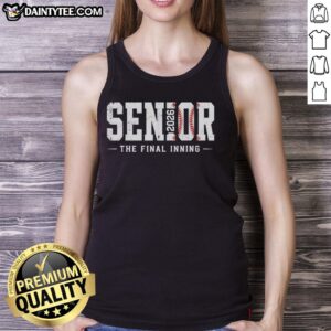 Nice Baseball Senior 2026 The Final Inning Retro Tank Top for graduates, perfect for celebrating milestones.