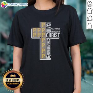 Awesome Pittsburgh Pirates baseball tee featuring 'I Can Do All Things Through Christ Who Strengthens Me' design.