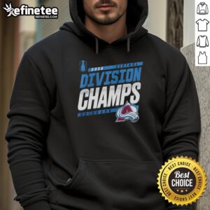 Premium Colorado Avalanche NHL 2026 Hoodie for Central Division Champions, featuring bold team logo and stylish design.