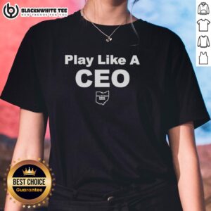 Nice Play Like a CEO From the Heart Podcast Network ladies' tee featuring a stylish design for female entrepreneurs.
