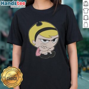 Alt Text: Nice Grim Adventures of Billy Ladies Tee featuring vibrant design and characters from the popular animated series.