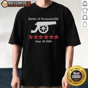 Awesome The Battle Of Secessionville Civil Battles War Cannon T-Shirt design celebrating historic events since 1862.