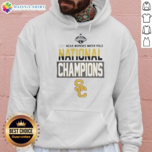 USC 2026 NC Women's Water Polo National Champions hoodie, showcasing school pride and athletic achievement.