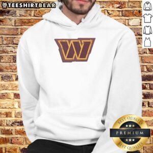 Good Washington Commanders rivet logo hoodie featuring bold team colors and stylish design for fans.