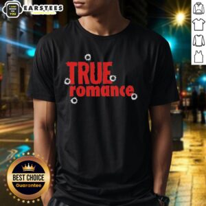 Good True Romance T-Shirt featuring a stylish graphic design, perfect for fans of classic romantic films and casual wear.