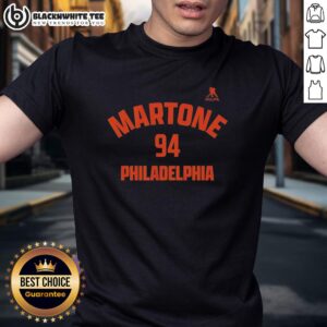 Nice Porter Martone 94 Philadelphia Flyers T-Shirt featuring bold graphics and vibrant team colors for fans.