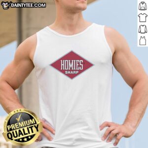 Original Homies Sharp Logo Tank Top in vibrant colors, perfect for casual wear and summer style.