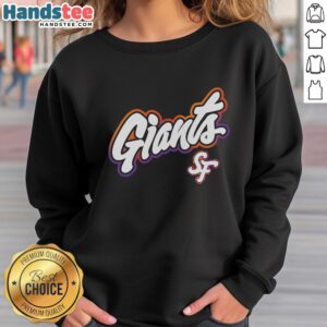 Good San Francisco Giants City Connect pregame sweatshirt featuring vibrant team colors and logo, perfect for fans.