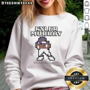Good Kyler Murray quarterback pixel sweatshirt featuring vibrant colors and a stylish design for fans.