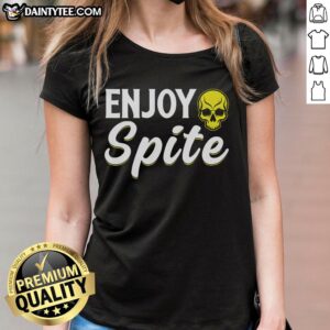 Stylish Top Enjoy Spite Ladies Tee in vibrant colors, perfect for casual outings and showcasing your unique style.