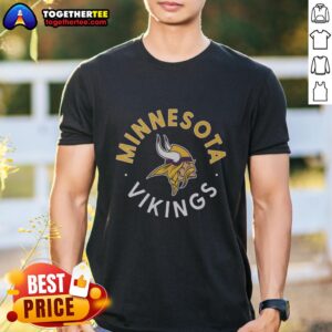 Awesome Minnesota Vikings Circle T-Shirt featuring bold team colors and logo, perfect for fans and game day attire.
