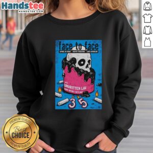 Pretty Face sweatshirt poster for April 24, 2026 event in Los Angeles, CA featuring vibrant design and bold text.