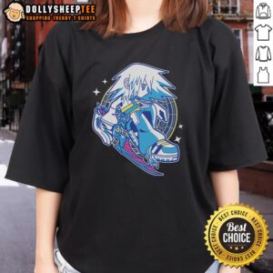 Good Escape The Darkness Kingdom Hearts Ladies Tee featuring vibrant graphics and stylish design for fans.