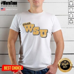 Good Wichita State Est 1895 gold t-shirt featuring a vintage design, perfect for fans and alumni of Wichita State University.