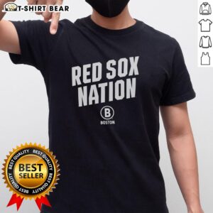 Stylish Hot Boston Red Sox Nation T-Shirt featuring bold graphics, perfect for fans supporting their team in style.