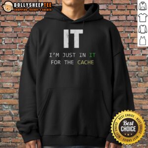 Top-It-Im-Just-In-It-For-The-Case hoodie for tech support and IT helpdesk professionals, showcasing a computer-themed design.