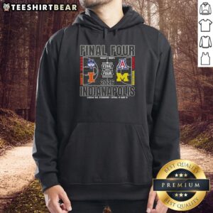 Awesome 2026 NCAA Final Four hoodie featuring Lucas Oil Stadium, Indianapolis, for April 4 and 6 events.