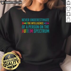 Cozy Nice Autism Awareness sweatshirt featuring colorful designs representing the autism spectrum, perfect for supporters.