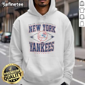 Hot New York Yankees Major League Baseball Cooperstown Diamond Hoodie in navy blue, perfect for fans and collectors.