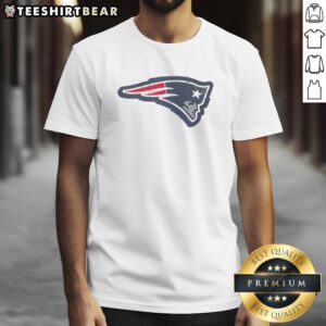 Good New England Patriots Rivet Logo T-Shirt featuring a stylish design and vibrant team colors for fans.